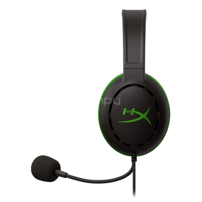 Audífonos Gamer HyperX CloudX Chat para Xbox One (Con Micrófono, Negro/Verde)