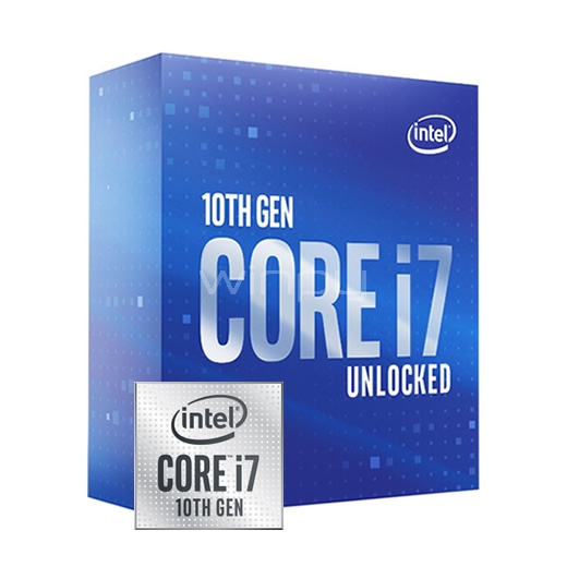 Procesador Intel Core i7-10700K Comet Lake (LGA1200, 8 Cores, 16 Hilos, 3.8/5.1GHz)