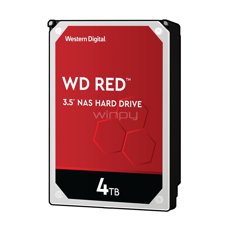Disco duro Western Digital Red de 4TB (SATA, Formato 3.5“, Cache 256MB)
