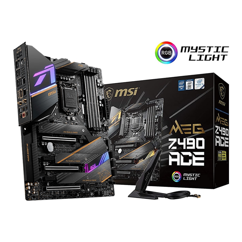 Carte Mère MSI MEG Z490 ACE - LGA 1200, DDR4, ATX, Gaming, Occasion, Livraison Offerte