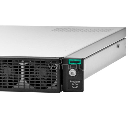 Servidor HPE ProLiant DL20 Gen10 (Xeon E-2224, 16GB RAM, Sin Discos, Rack 1U)