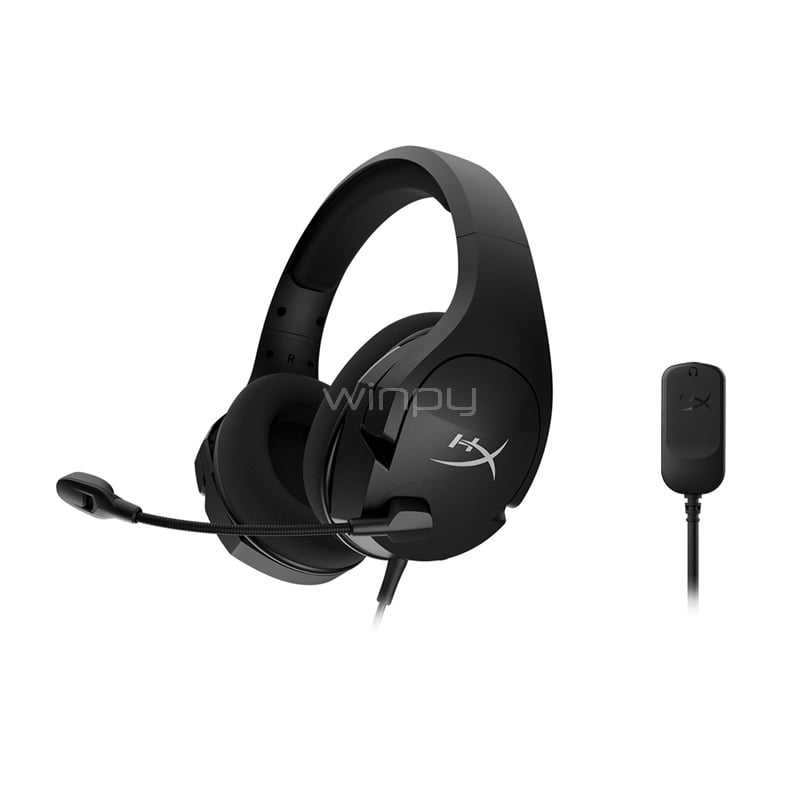 Audifonos Gamer HyperX Cloud Stinger Core 7.1 (Sonido envolvente, Negro,  USB + Jack 3.5mm) - Winpy.cl