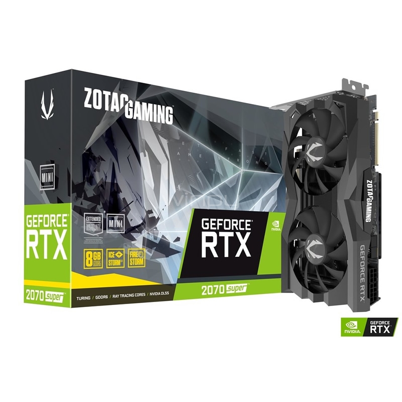 Tarjeta gráfica ZOTAC GAMING GeForce RTX 2070 SUPER MINI de 8GB