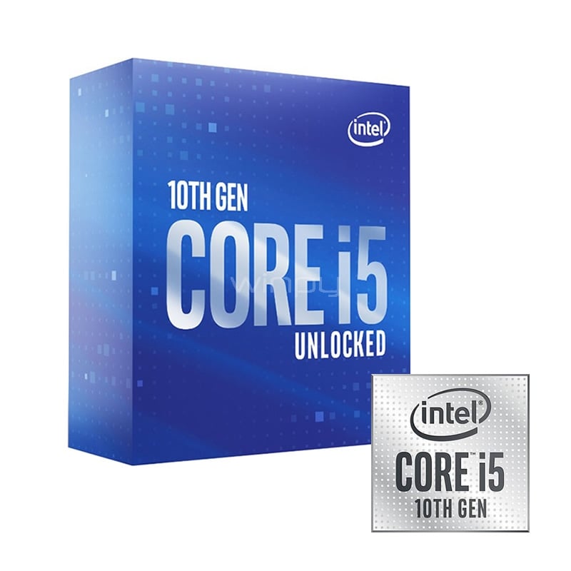 Procesador Intel Core i5-10600K Comet Lake (LGA1200, 6 Cores, 12 Hilos, 4.1/4.8GHz, Sin Disipador)