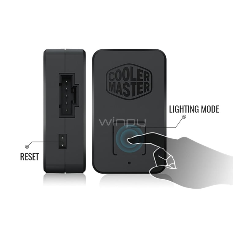 Kit Ventiladores Cooler Master MasterFan MF120 Halo MFLB2DN183PAR1