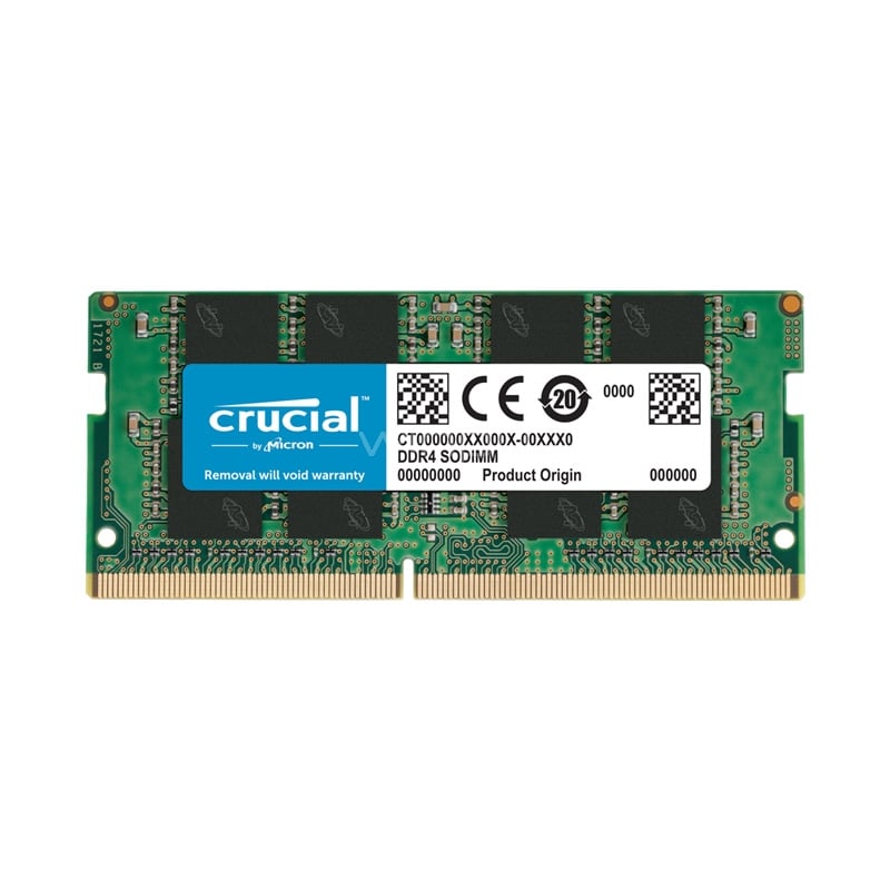 Memoria RAM Crucial de 8GB (DDR4, 2666MHz, SODIMM) | CT8G4SFRA266