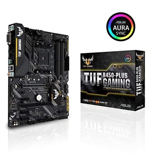 Placa Madre Asus Tuf B450 Plus Gaming Am4 Ddr4 2133 30mhz M2 Rgb Atx Winpy Cl