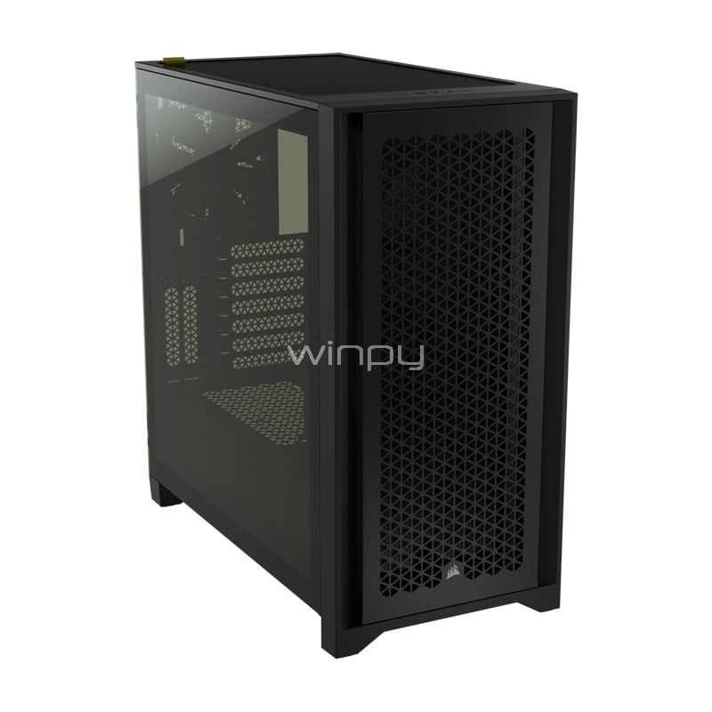 Gabinete Corsair 4000D AirFlow (ATX, Vidrio Templado, Malla Frontal, Negro)