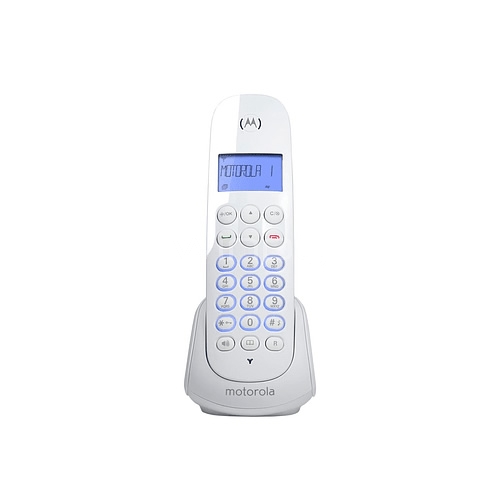 Teléfono Inalámbrico Motorola M700W (Pantalla iluminada, Blanco)