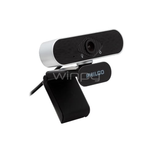 Webcam USB Philco de 1080p (Full HD, Micrófono, Mac-PC)