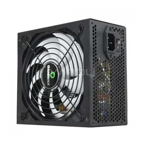 Fuente de Poder Gamemax de 550 Watts (Certificado 80+ Bronce, ATX)