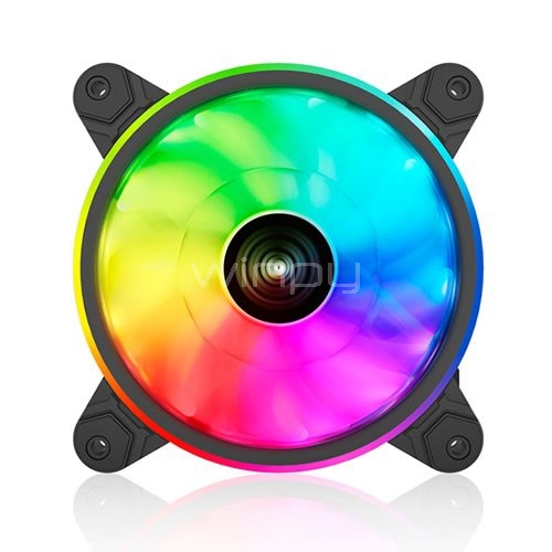 Ventilador RaidMax NV-T120FB (120mm, RGB, Negro)
