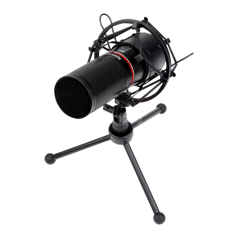 Micrófono de Condensador Redragon Blazar GM300 (Cardioide de 16mm, USB, Tripode + Elásticos)