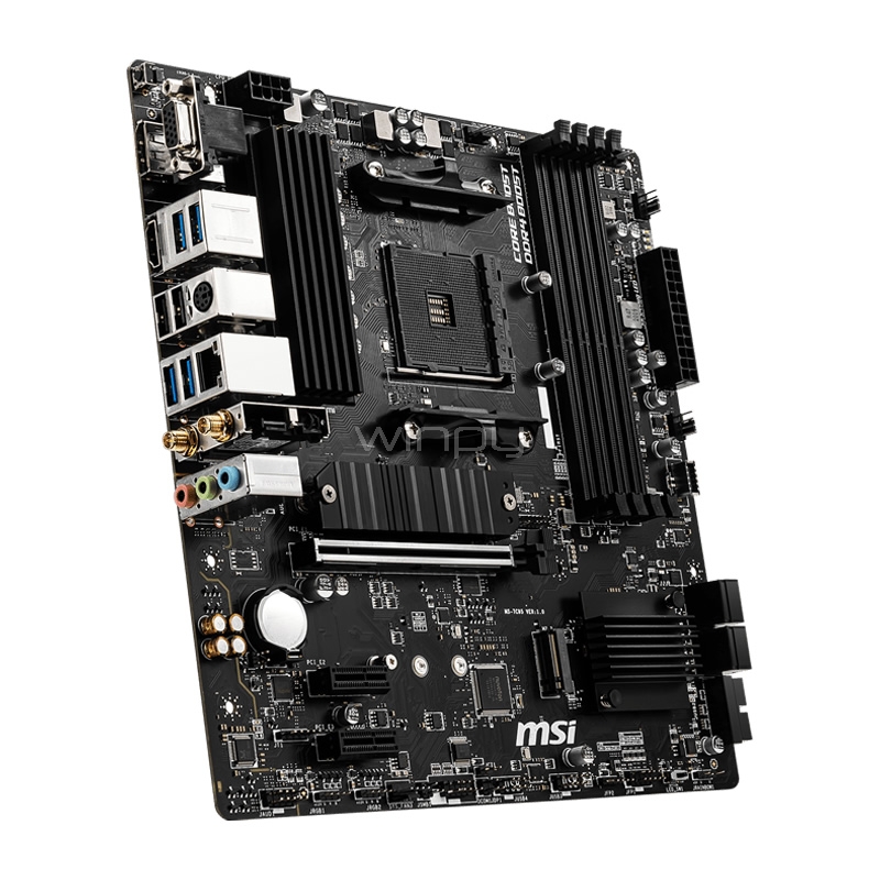 Placa Madre MSI B550M PRO-VDH WIFI (AM4, DDR4 2133/4400MHz, M.2