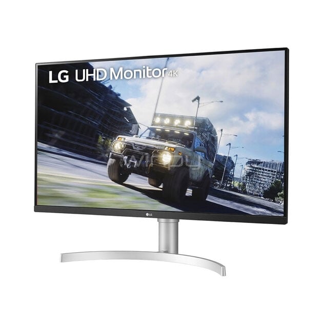 monitor uhd lg 32un550-w de 31.5“ (va, 4k, hdr10, freesync, dport+hdmi, blanco)