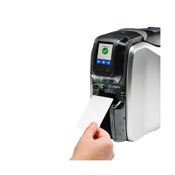 Impresora de Tarjetas PVC a Doble Cara, Carnets de Identificación Zebra  ZC300 | BioLabels