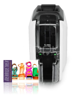 Impresora Zebra ZC100 de Credenciales, (transferencia t&eacute;rmica, 1 Cara, 300 x 300DPI, USB 2.0)