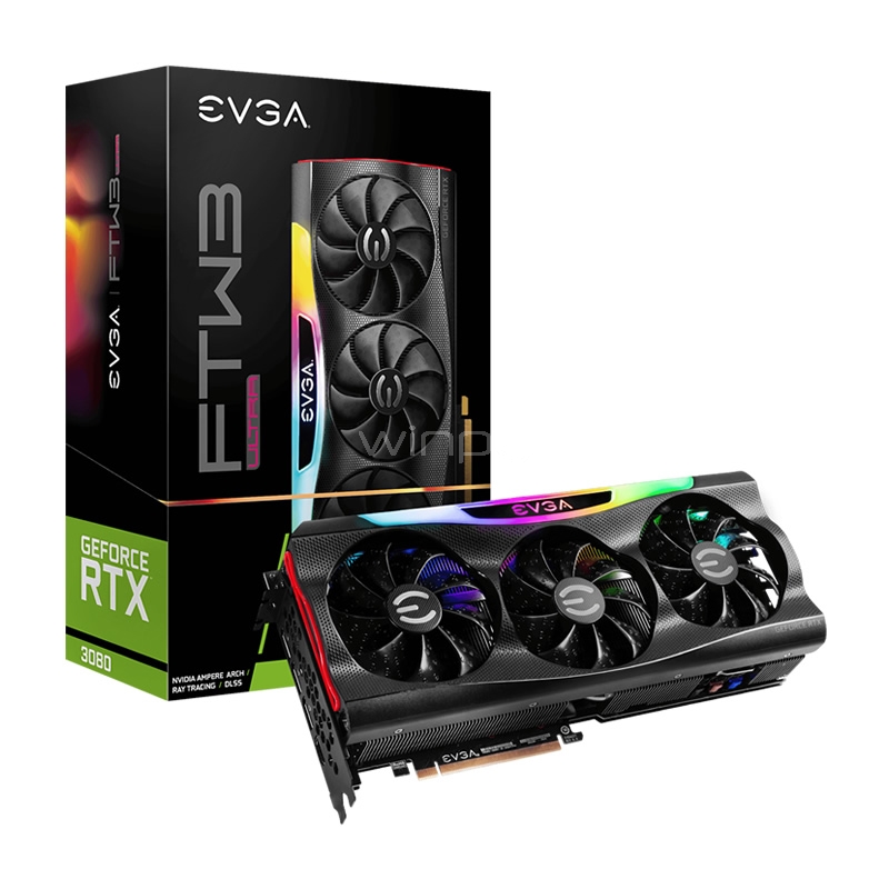 Tarjeta gráfica EVGA GeForce RTX 3080 FTW3 ULTRA de 10GB GDDR6X