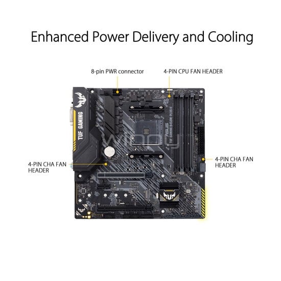 Placa Madre ASUS TUF Gaming B450M Plus II TUF GAMING B450M PLUS II Winpy.cl
