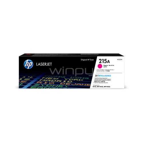 Cartucho de tóner original HP LaserJet 215A, magenta (W2313A)
