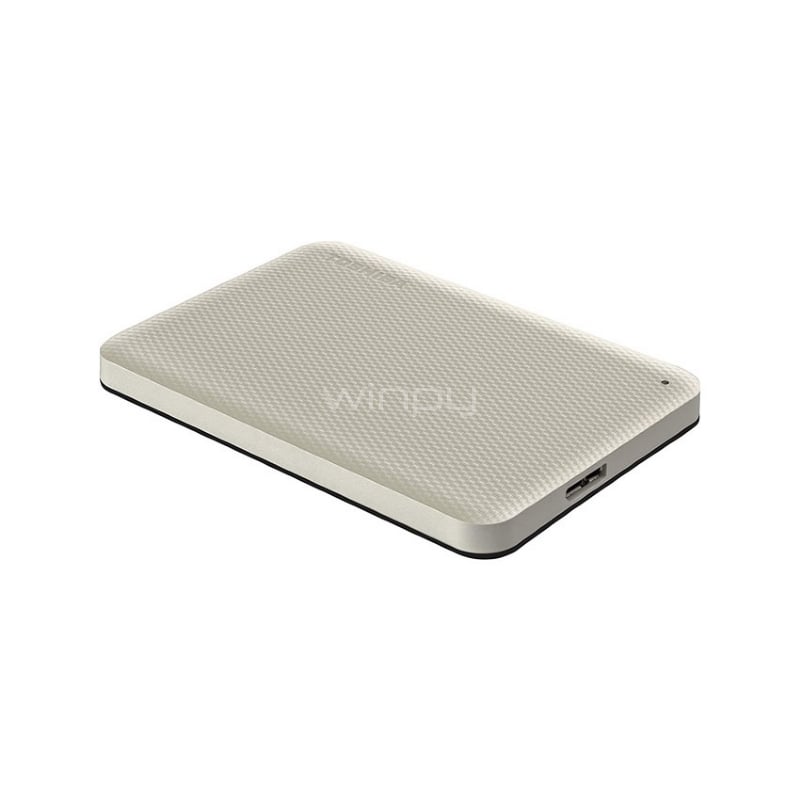 Disco portátil Toshiba Canvio Advance de 1TB (USB 3.0, Mac/PC, Blanco)