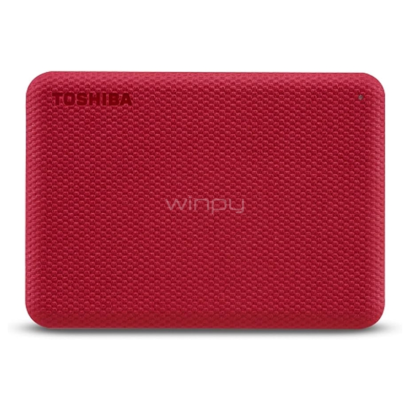 Disco portátil Toshiba Canvio Advance de 1TB (USB 3.0, Mac/PC, Rojo)