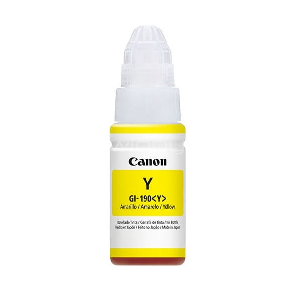 Botella de tinta Canon amarillo, para sistemas de tinta continuo de PIXMA G5010/ G6010