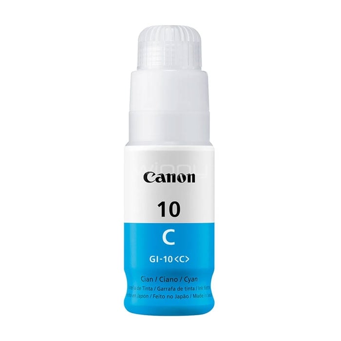 Botella de tinta Canon, cian, para sistemas de tinta continuo de PIXMA G5010/ G6010