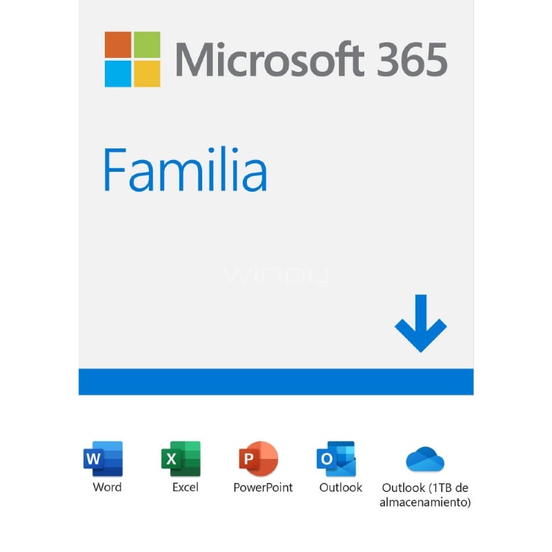 Microsoft 365 Personal (1 Usuario, 5 Dispositivos, PC o Mac, Tarjeta Activación)