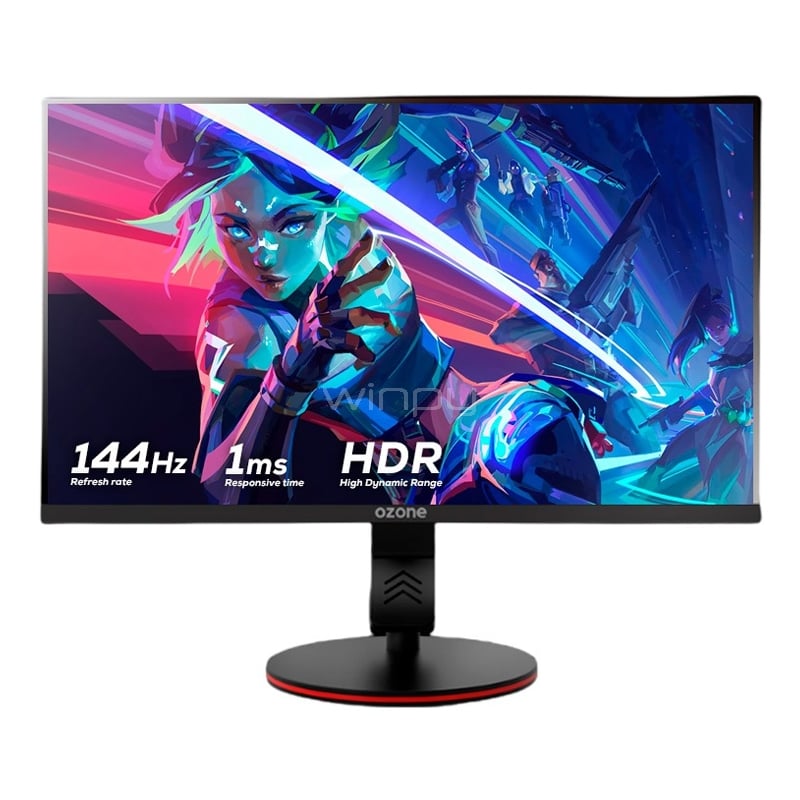 Monitor Gamer Ozone DSP25 PRO de 24.5“ (144Hz, 1ms, Full HD, FreeSync + G-Sync, DP+HDMI)