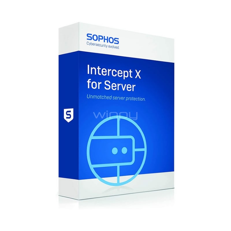 Licencia Sophos Central Intercept X Advanced for Server (3 años, Descargable)