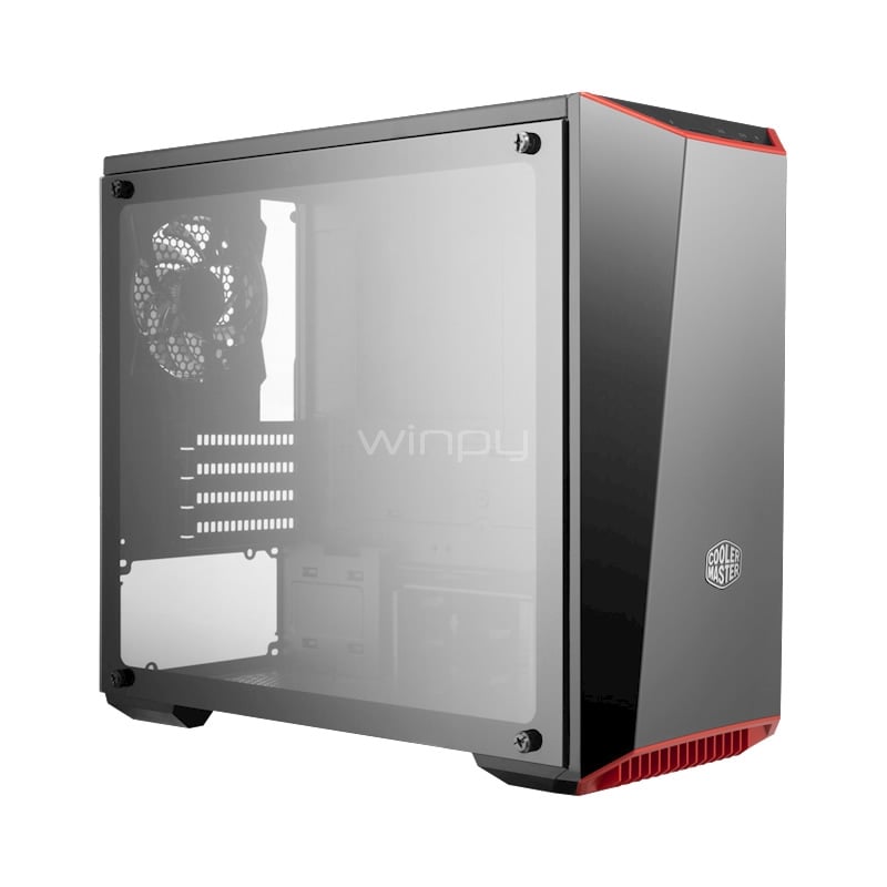 Gabinete Cooler Master MasterBox Lite 3.1 TG (Micro ATX, Vidrio Templado, Negro)