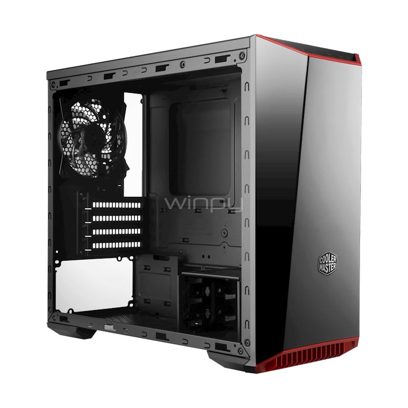 Gabinete Cooler Master MasterBox Lite 3.1 TG (Micro ATX, Vidrio Templado, Negro)