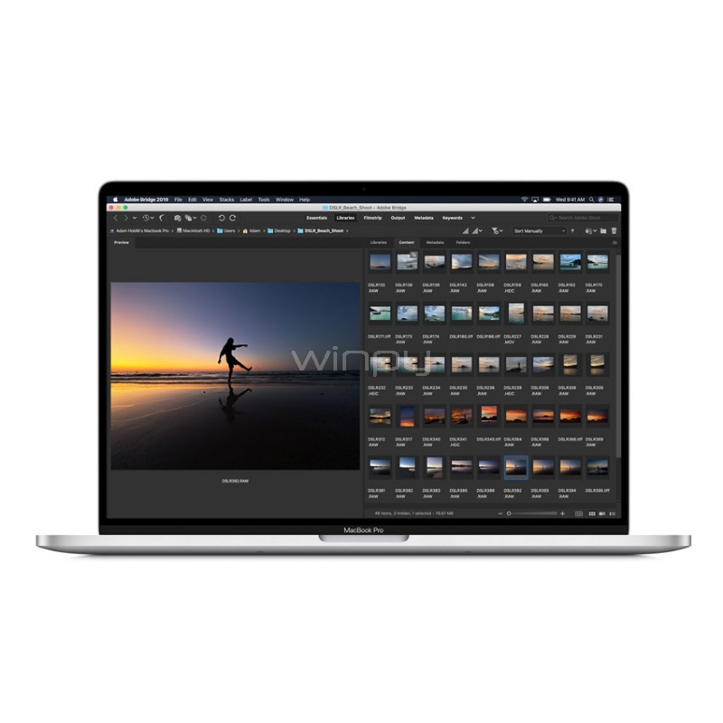 Apple MacBook Pro de 16“ (i9 OctaCore, Radeon Pro 5500M, finales de 2019, Gris Espacial)