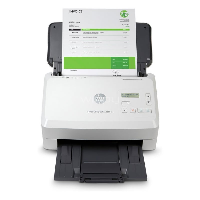 HP ScanJet Enterprise Flow 5000 s5 (Estándar, 80 hojas, Hasta 65 ppm/130 ipm )