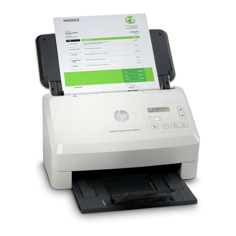 HP ScanJet Enterprise Flow 5000 s5 (Estándar, 80 hojas, Hasta 65 ppm/130 ipm )