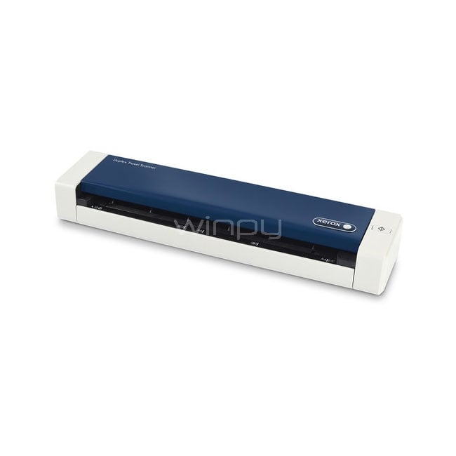 Escáner Portátil Xerox Duplex Travel Scanner (600DPI, Color, USB 2.0, Azul/Blanco)