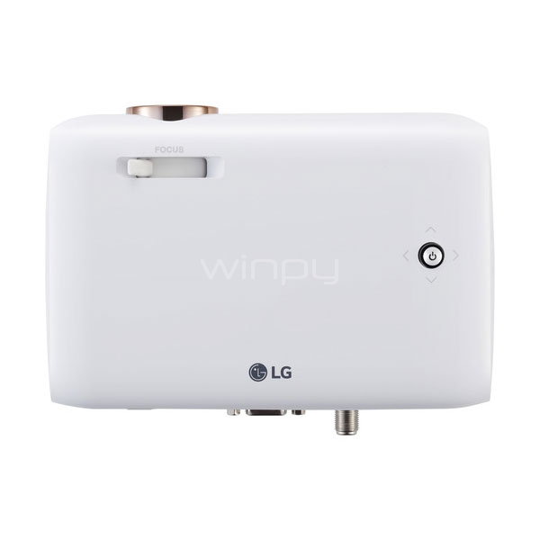 proyector portátil lg cinebeam ph510pg (rgb led, 510 lúmenes, 1280x720pix, batería)