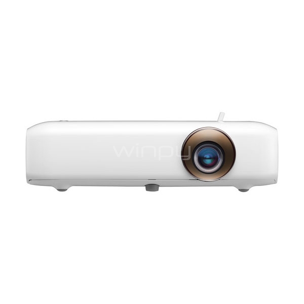 proyector portátil lg cinebeam ph510pg (rgb led, 510 lúmenes, 1280x720pix, batería)