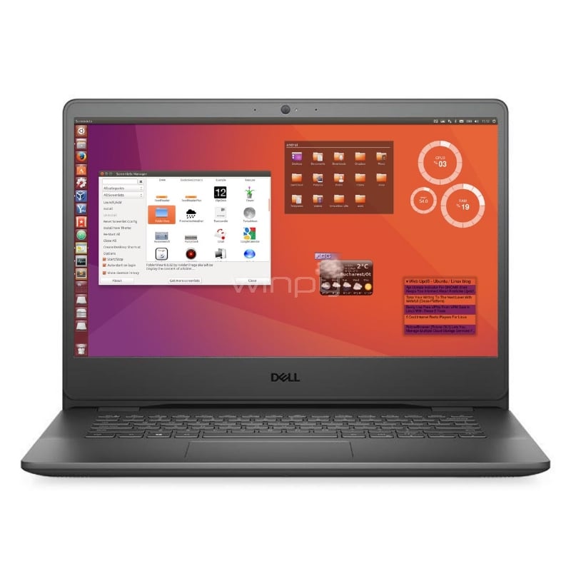 Notebook Dell Vostro 3400 de 14“ (i3-1115G4, 4GB RAM, 1TB HDD, Linux Ubuntu)