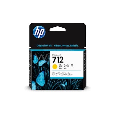 Cartucho de tinta HP DesignJet 712 de 29 ml, amarillo