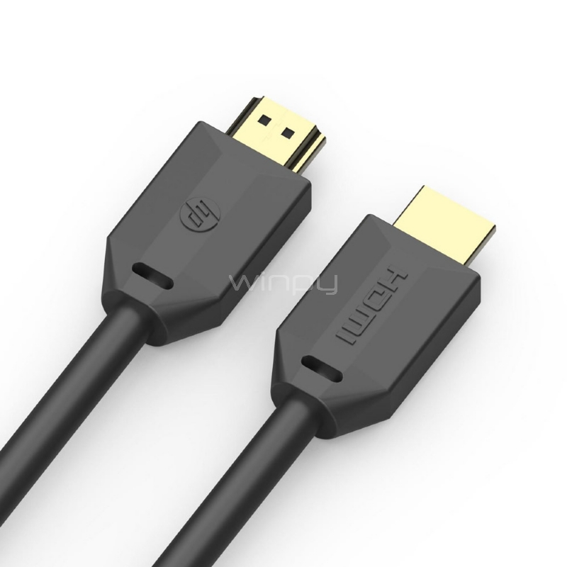 Cable blindado HDMI 2.0 HP con soporte UltraHD (Resoluciones 4K, 18Gbps, 1 Metro)