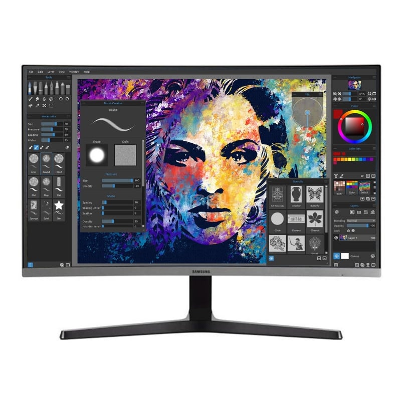 monitor curvo samsung lc32r500 de 32“ (va, full hd, 75hz, 4ms, 1500r, freesync, hdmi)