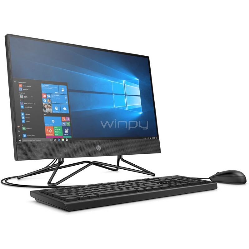 All in One HP 205 G4 de 23,8“ (Ryzen™ 5 3500U, 8GB RAM, 512GB SSD, Win10 Pro)