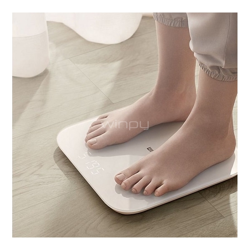 Balanza Digital Xiaomi Mi Smart Scale 2 (hasta 150KG, IMC, Bluetooth, Blanco)