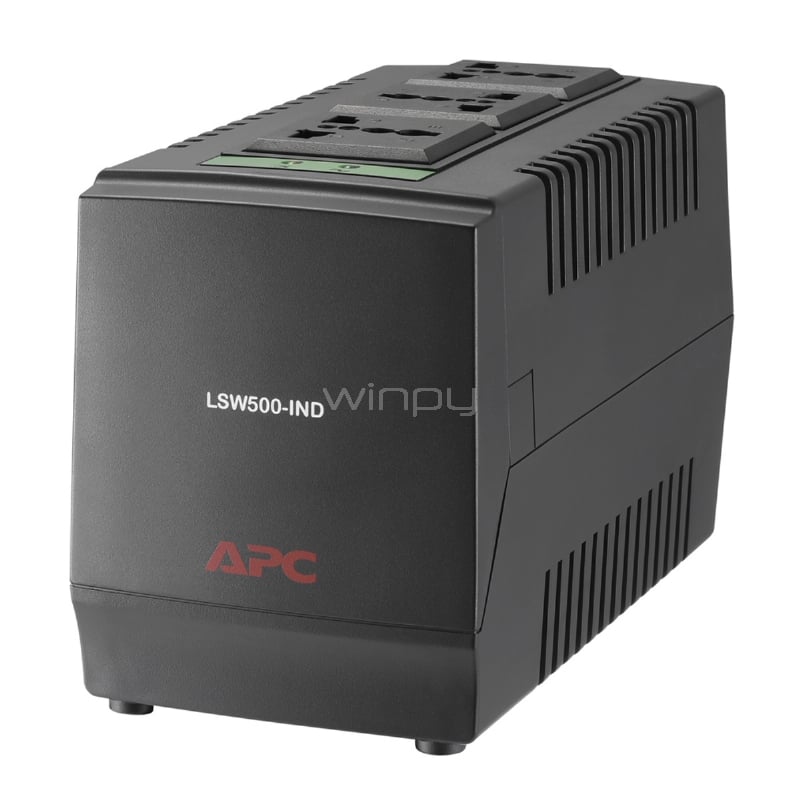 Regulador Automático de voltaje APC Line-R de 500VA (230V, 3 Salidas)