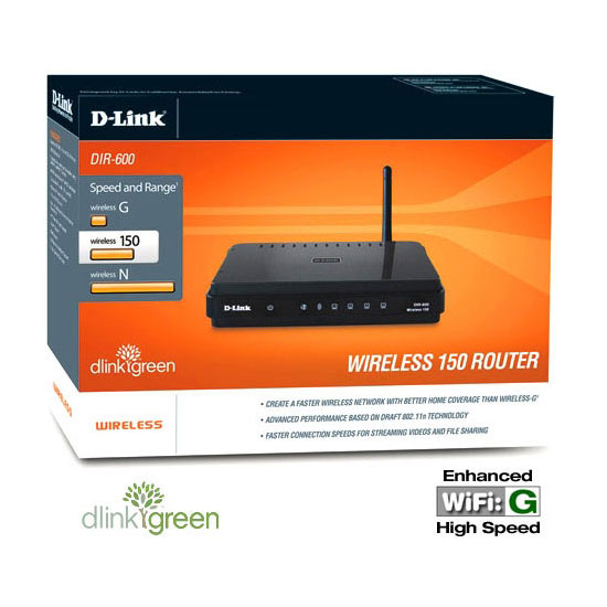 D-Link Router DIR-600 Wireless 150Mbps