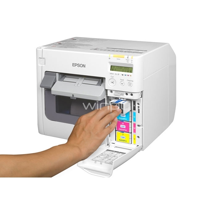Impresora de Etiquetas Epson TM C3500 (Rollo 10.8 cm, 360 ppp, 101.6 mm/s, USB/LAN)