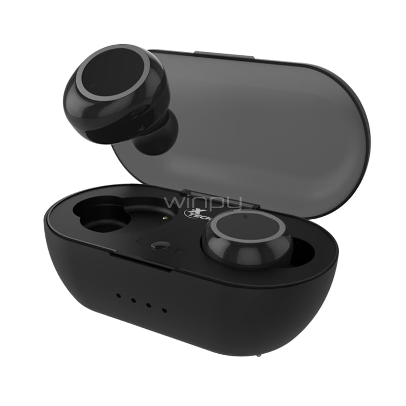 Auriculares XTech Voxdots TWS (Bluetooth, Negro)