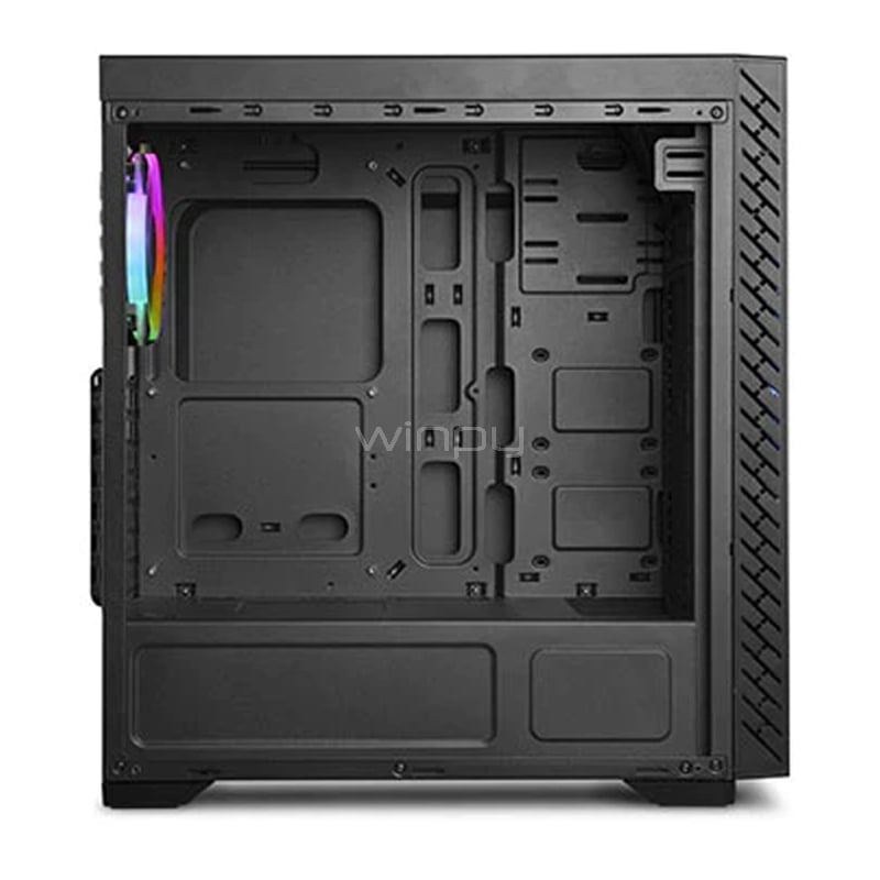 Gabinete Game Pro N22B RGB Programable (ATX, Ventana Acrílica, Negro)
